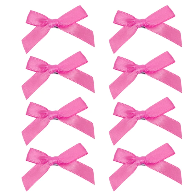 16 pcs ribbon hair bows