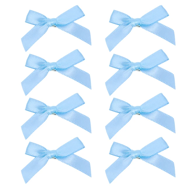 16 pcs ribbon hair bows